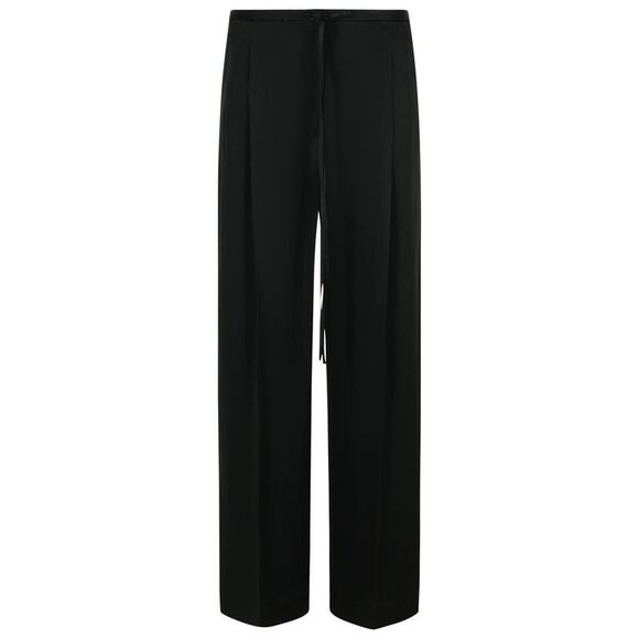 Róhe Black Acetate Blend Trousers Women